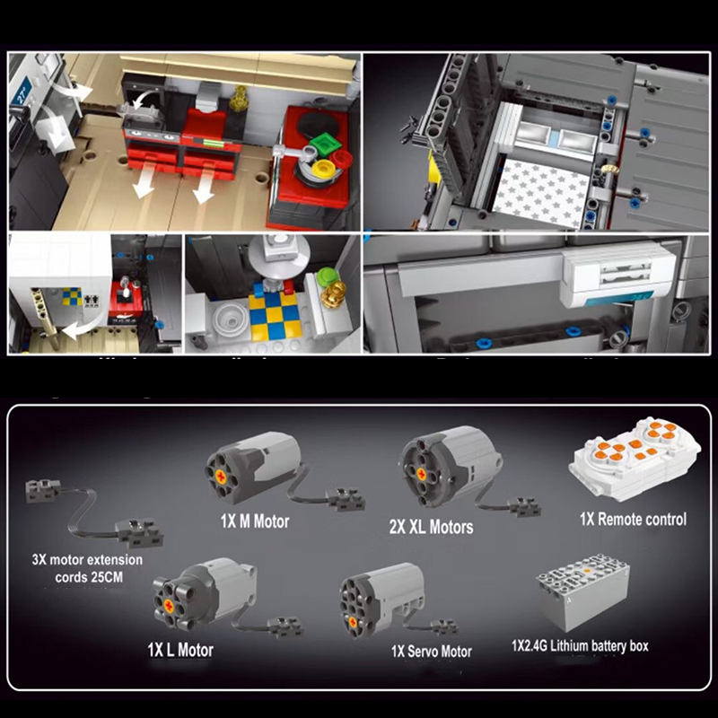 Remote Controlled Off Road RV 6067pcs mySite