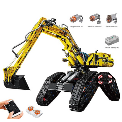 Remote Controlled Morphing Excavator 2236pcs mySite