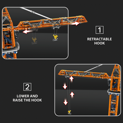 Remote Controlled Tower Crane 1287pcs mySite