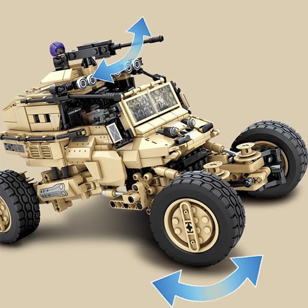 Remote Controlled Army Buggy 1181pcs mySite