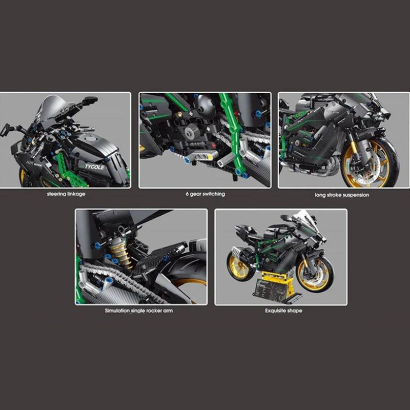 Hurricane H2-R Motorbike 1808pcs mySite