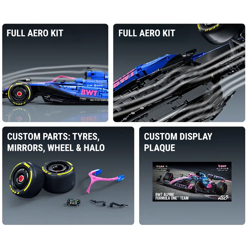 The BWT Alpine Formula One Team Car 2172Pcs