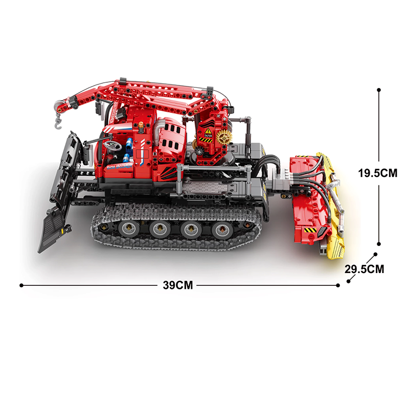 Remote Controlled Snow Groomer 1099pcs mySite