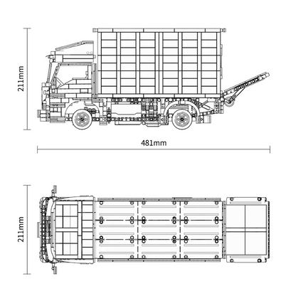 Remote Controlled Delivery Truck 1754pcs mySite