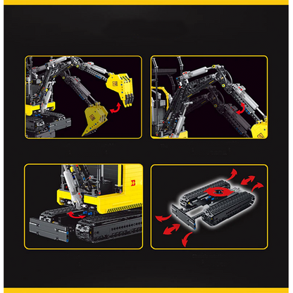 Remote Controlled Mini Excavator 1717pcs mySite