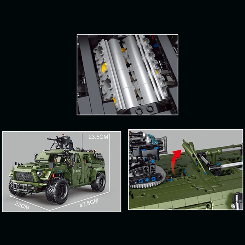 Remote Controlled Armoured Raid Vehicle 3174pcs mySite