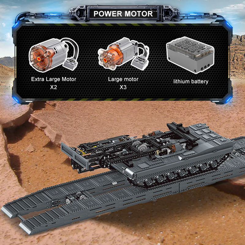 Remote Controlled Abrams Bridge Layer 2387pcs mySite