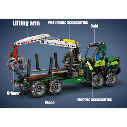 Pneumatic Logging Truck 937pcs mySite