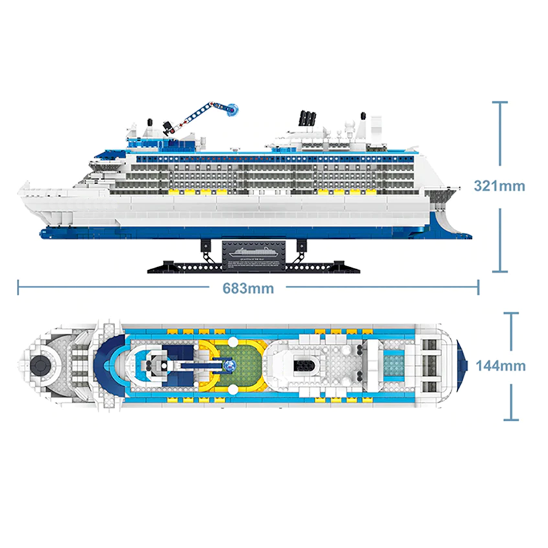 Cruise Liner 2427pcs mySite