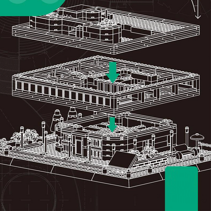 Villa Savoye, Paris 1225pcs mySite