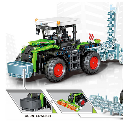 Remote Controlled Harvesting Tractor 1480pcs mySite