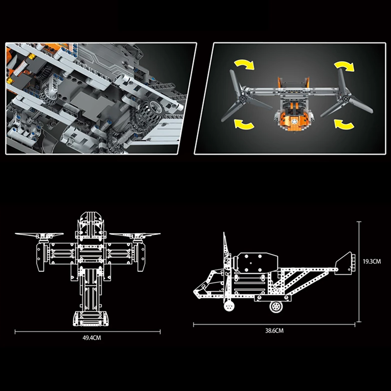 Remote Controlled Plane 587pcs mySite