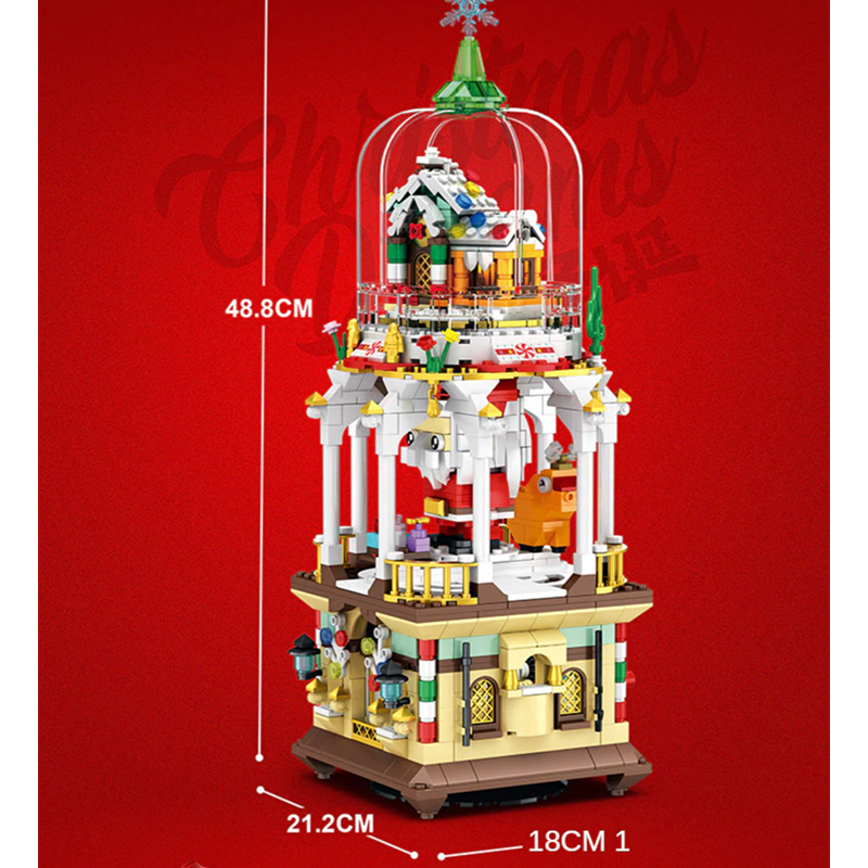 Christmas Dome Kinetic Sculpture 842pcs mySite