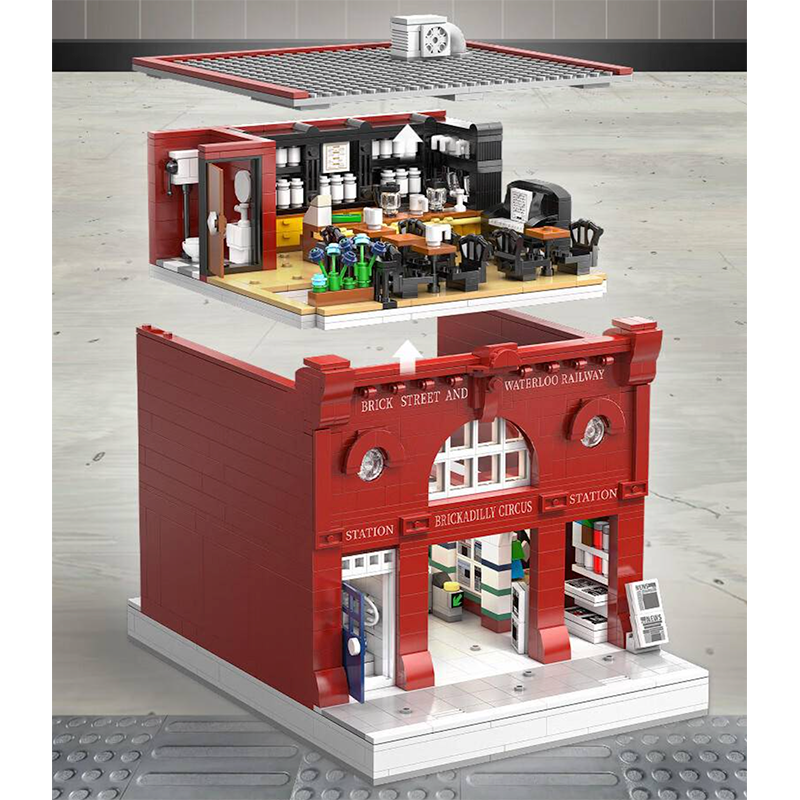 Brickadilly Circus London Station 1835pcs mySite