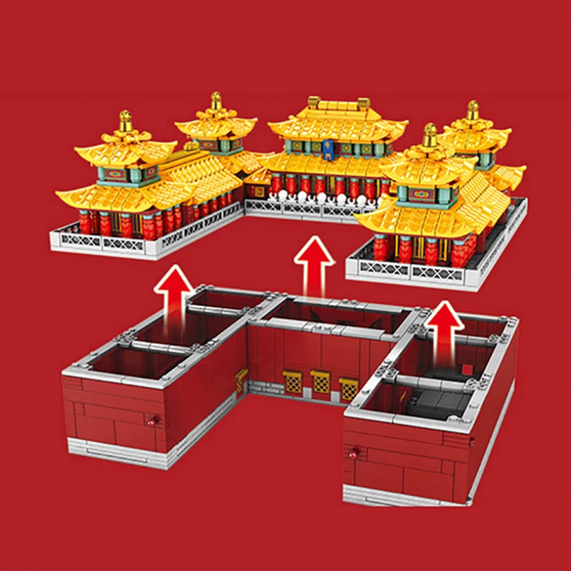 Red Dragon Palace 1904pcs mySite