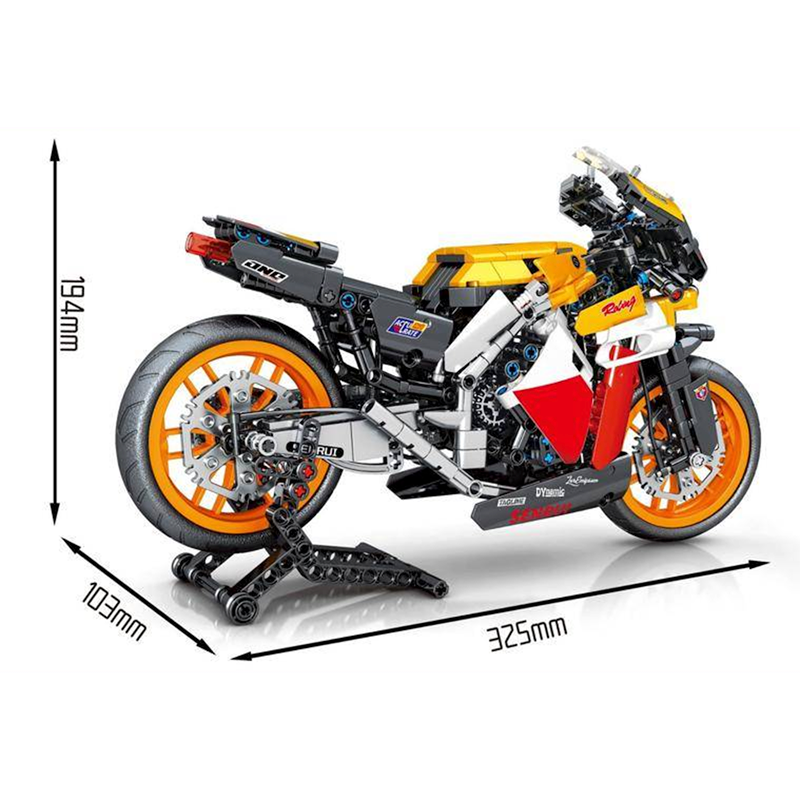 Orange Demon Race Bike 700pcs mySite