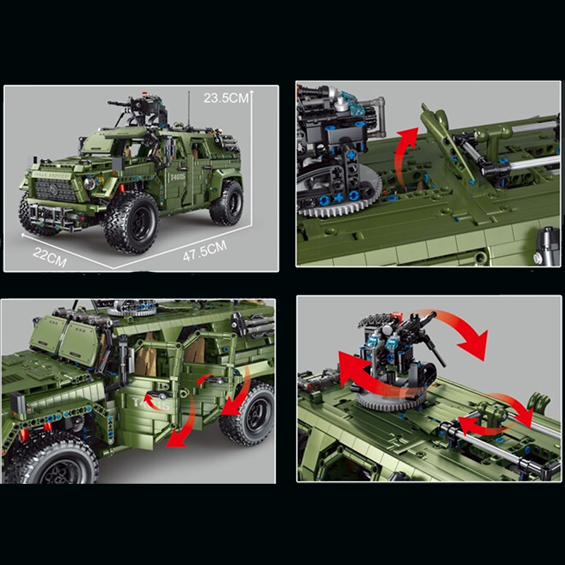 Remote Controlled Armoured Raid Vehicle 3174pcs mySite