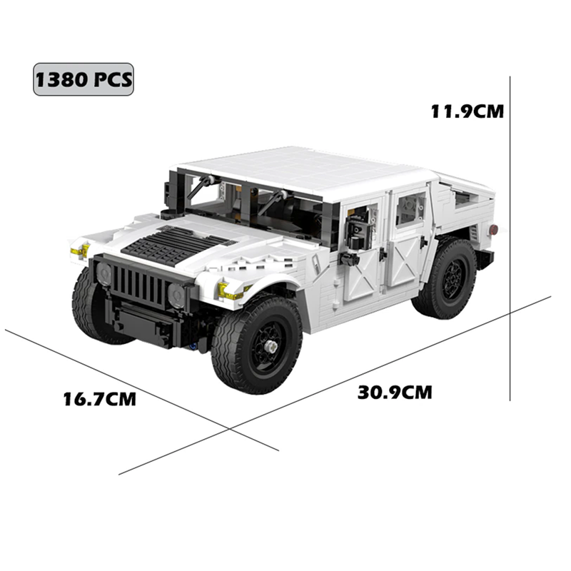 Remote Controlled H1 Humvee 1380pcs mySite