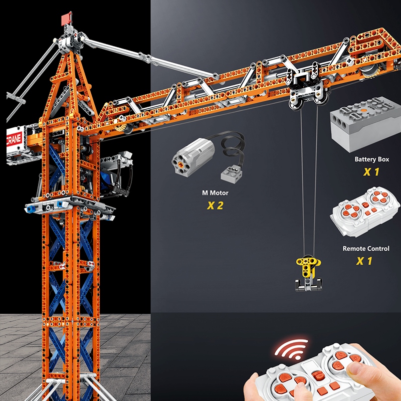 Remote Controlled Tower Crane 1287pcs mySite