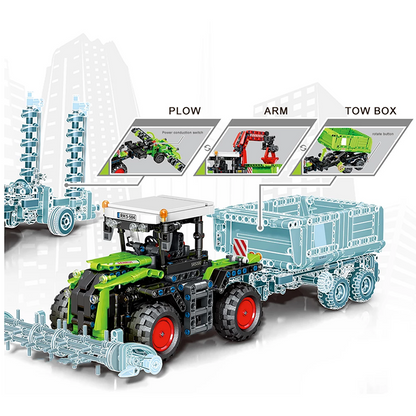 Remote Controlled Harvesting Tractor 1480pcs mySite