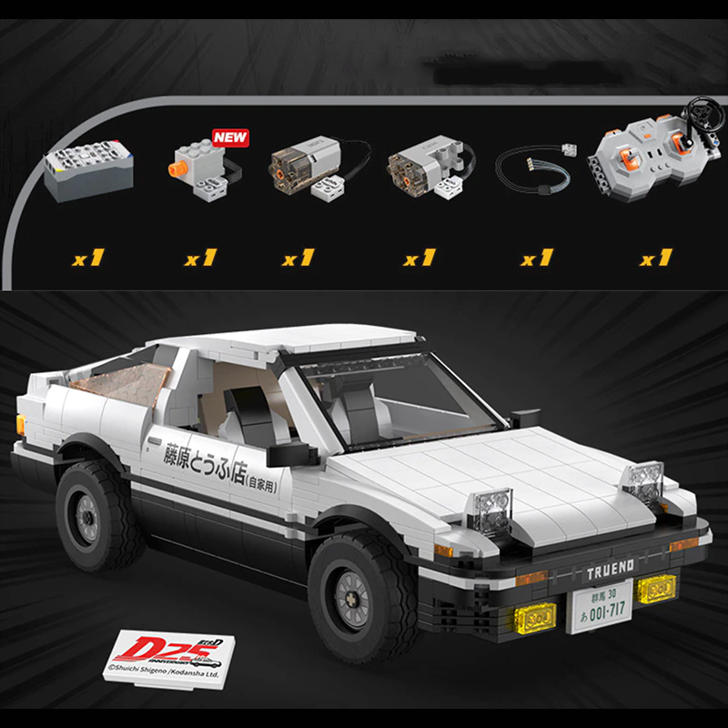 Remote Controlled Initial D AE86 1233pcs mySite