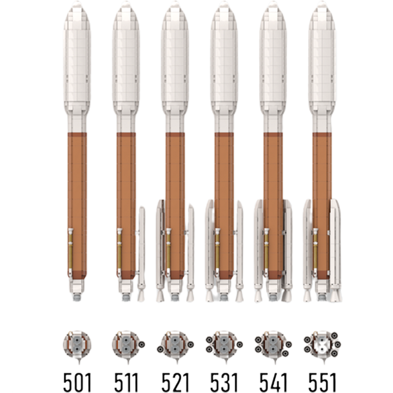 Atlas V 500 Series 978pcs mySite