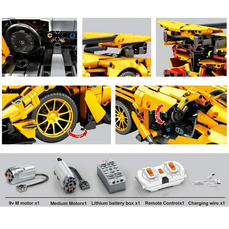 Remote Controlled Swedish Hypercar 1056pcs mySite