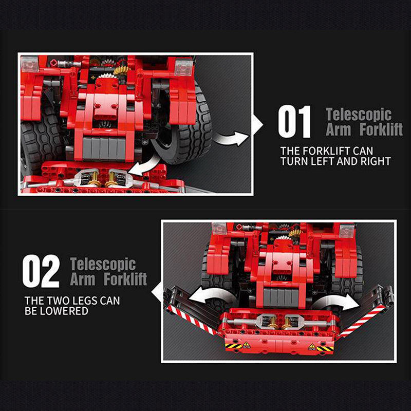 Remote Controlled Telehandler 2259pcs mySite