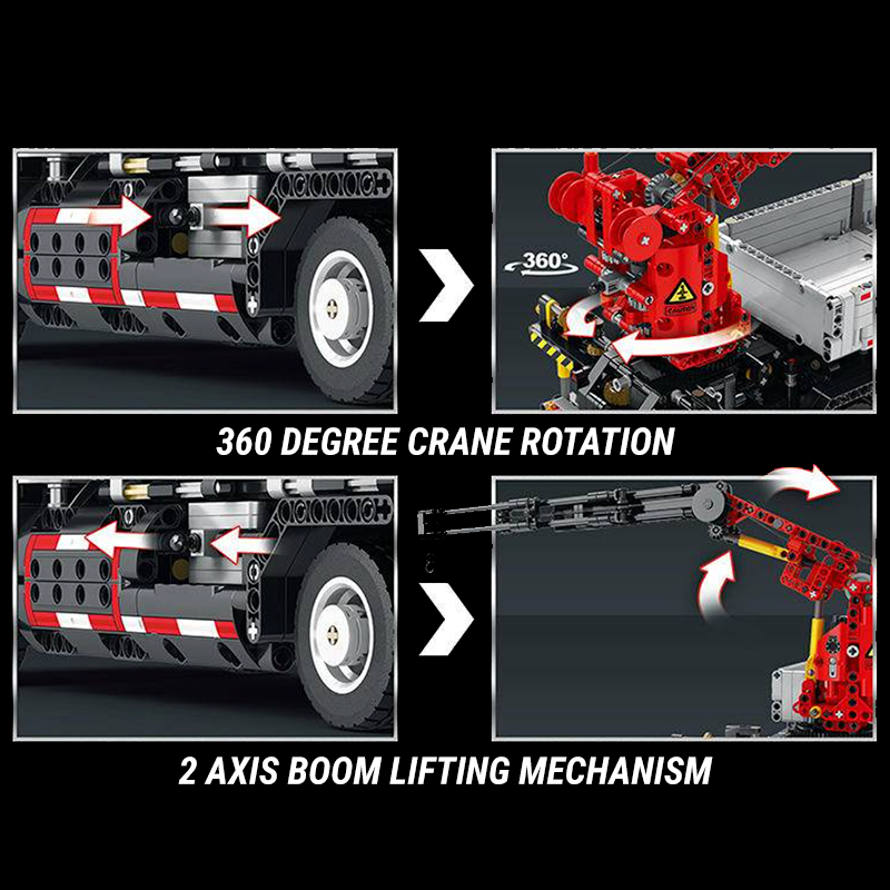 Remote Controlled Crane Truck 2327pcs mySite