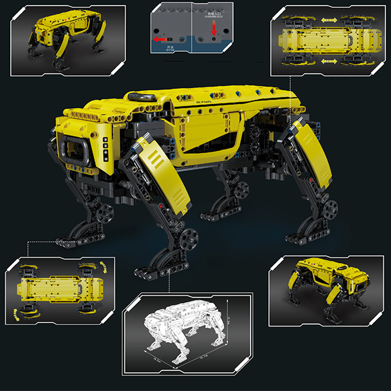 Remote Controlled BlockZone Dynamics Robot Dog 935pcs mySite