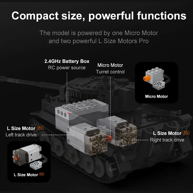 Remote Controlled Tank 925pcs mySite