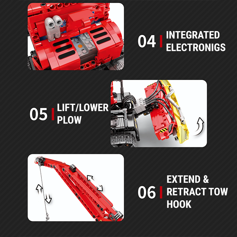 Remote Controlled Snow Groomer 1099pcs mySite