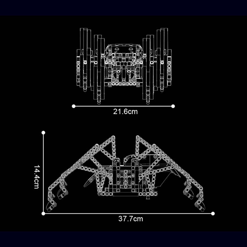 Remote Controlled SpiderBot 817pcs mySite