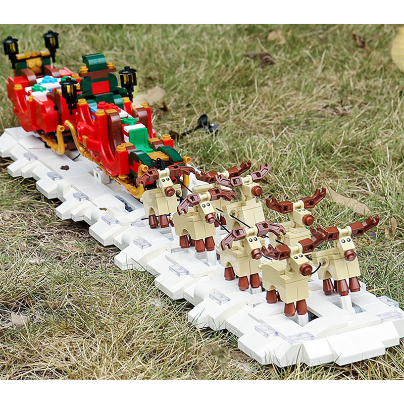 Motorised Santa, Sleigh & Reindeer 1317pcs mySite