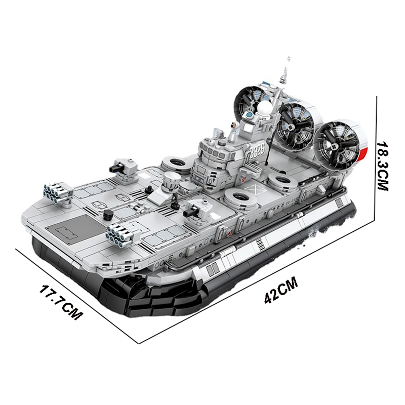 Military Hovercraft 1439pcs RBrickstem®