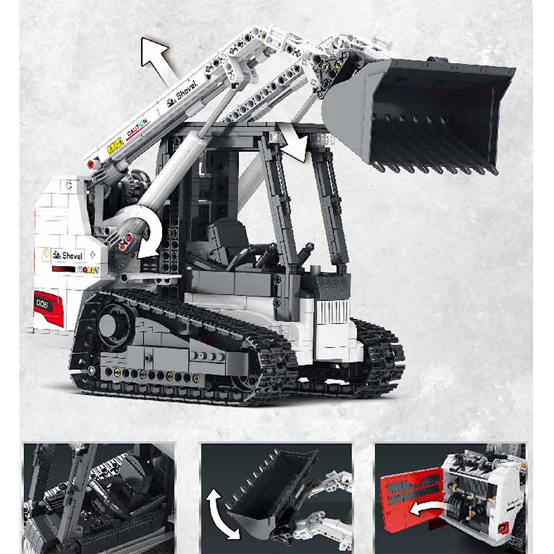 Remote Controlled Track Loader 1365pcs mySite