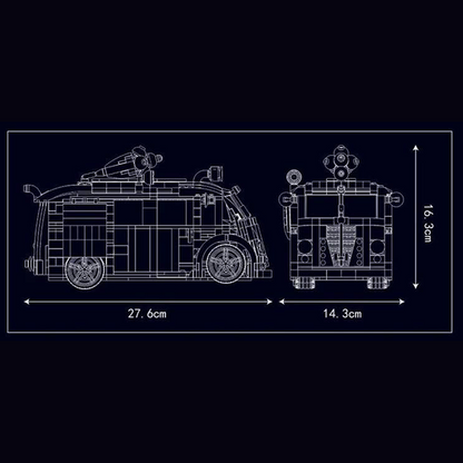 Tuned Ice Cream Truck 1077pcs mySite