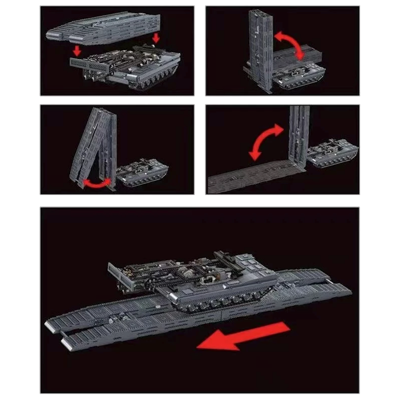 Remote Controlled Abrams Bridge Layer 2387pcs mySite