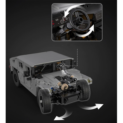 Remote Controlled H1 Humvee 1380pcs mySite