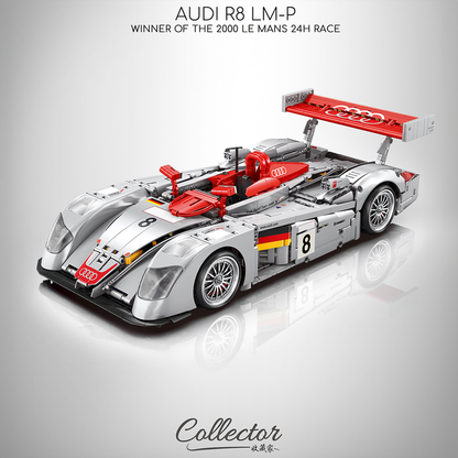 Audi R8 LMP 2000 RC Car 2425pcs - RBrickstem®