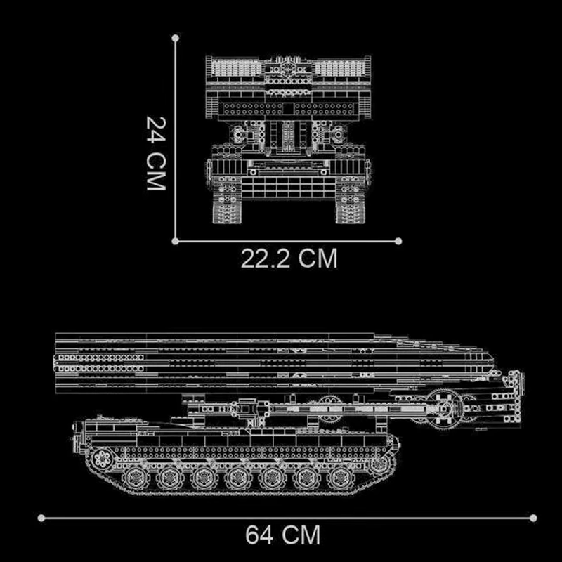 Remote Controlled Abrams Bridge Layer 2387pcs mySite