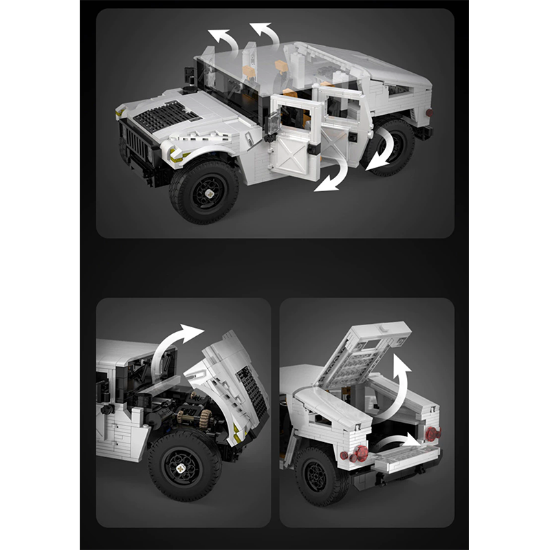 Remote Controlled H1 Humvee 1380pcs mySite