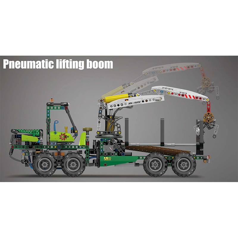 Pneumatic Logging Truck 937pcs mySite