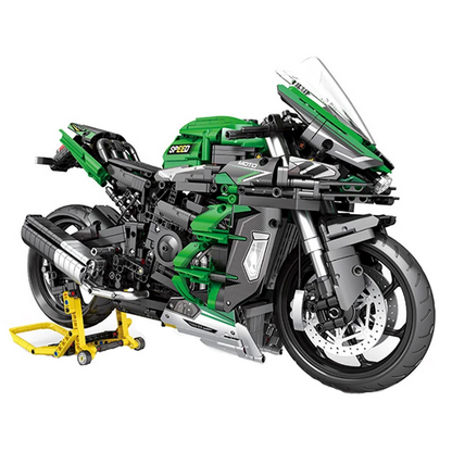 Green Motorbike 2087pcs mySite