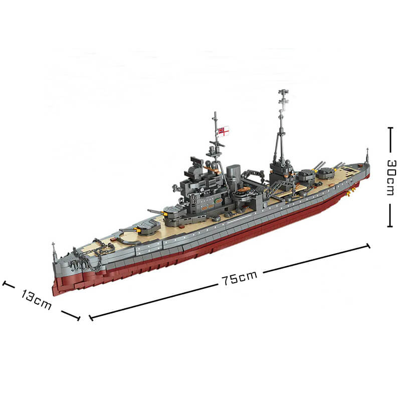 Queen Elizabeth-Class Battleship 2276Pcs