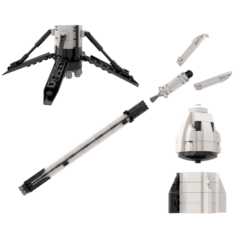 Falcon 9 & Crew Dragon 506pcs mySite