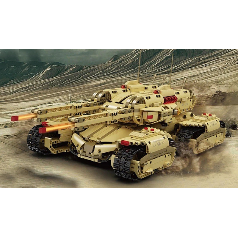 Remote Controlled Army 4 Track Tank 3295pcs mySite