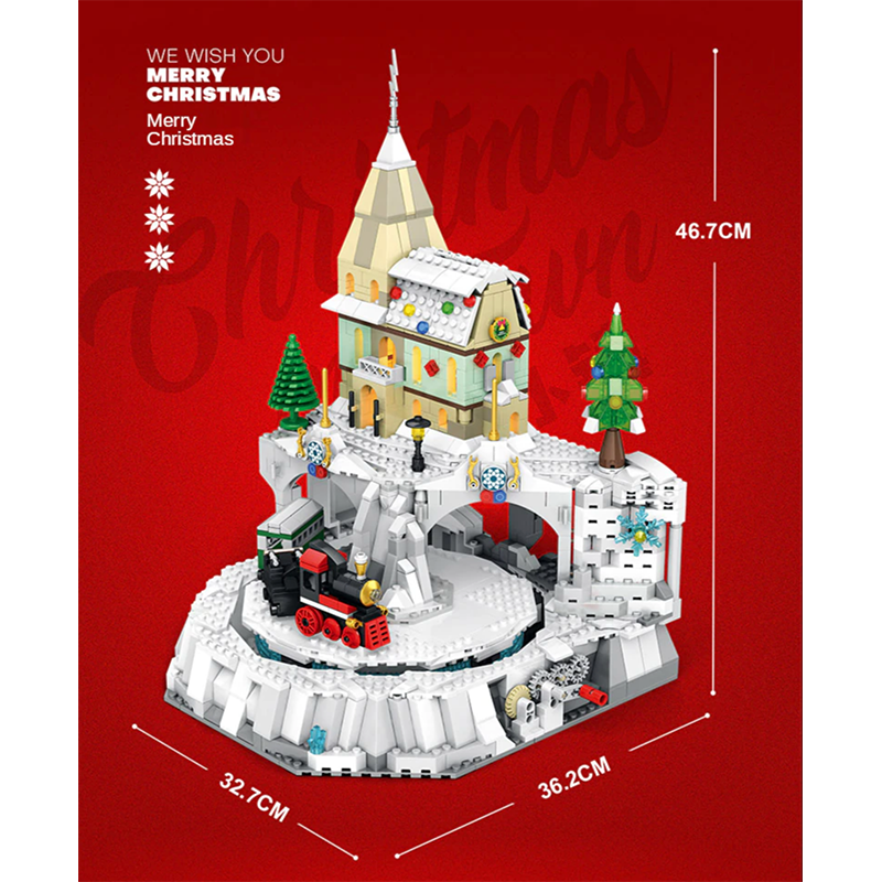 Christmas Train Kinetic Sculpture 1200pcs mySite