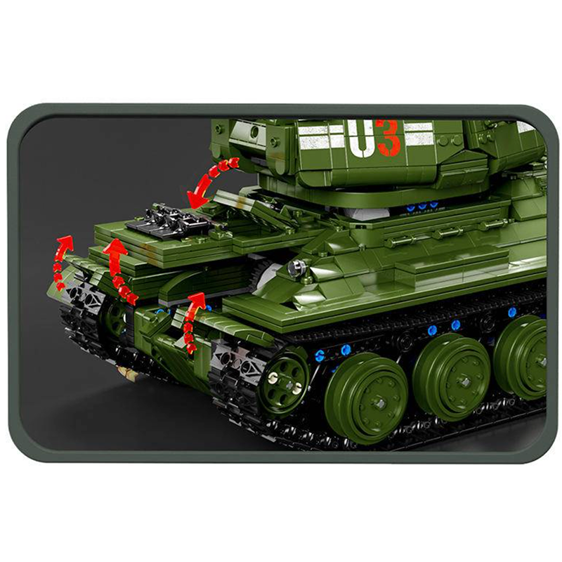 Remote Controlled T34 Tank 2051pcs mySite