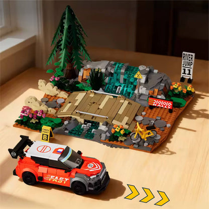 River Jump Rally Scene 1102Pcs